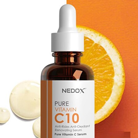 NEDOX Saf Vitamin C10 Serum 50 ml - Işıltı Veren Serum 50 ml